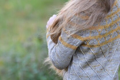 After fall cardigan (child version)