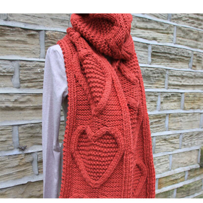 Warmheart Scarf in Rowan Big Wool