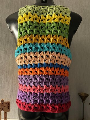 Triangle Stitch Tank Top