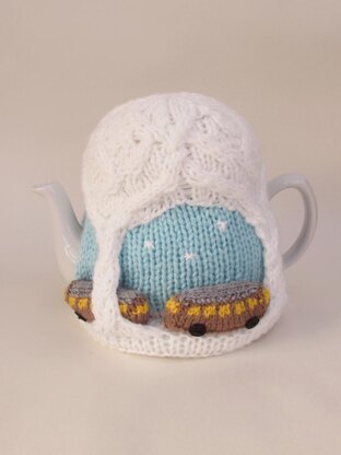 Christmas Steam Train Tea Cosy Knitting Pattern