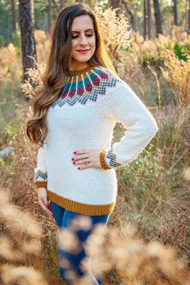 Traveler Fair Isle Crochet Sweater