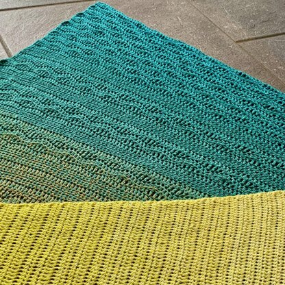 Sunny Waves Shawl