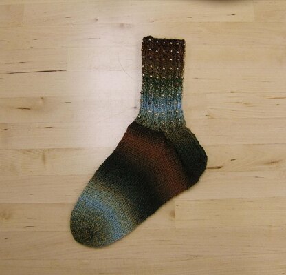 Elegant Beaded Socks