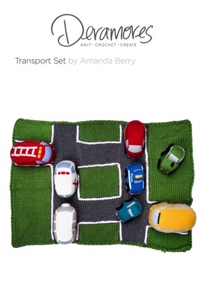 Vehicle Playset in Deramores Studio DK Acrylic - Downloadable PDF