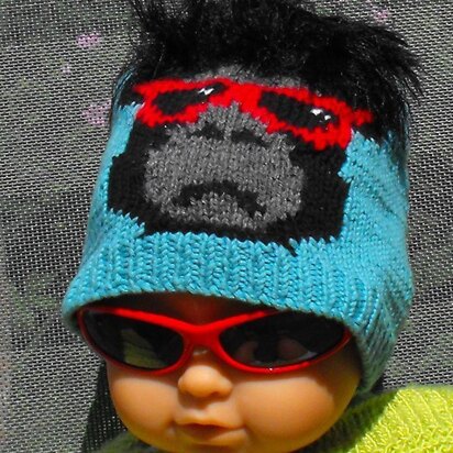 Baby Madmonkeyknitter Beanie Hat