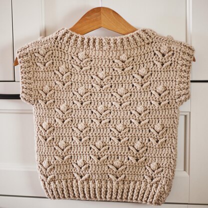 Oat Vest Crochet pattern by Mon Petit Violon | LoveCrafts