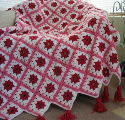 Love's First Blush Afghan