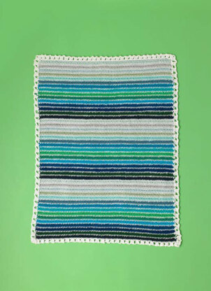 Baby Blanket - Free Blanket Crochet Pattern in Paintbox Yarns Cotton DK -  Bepatterns