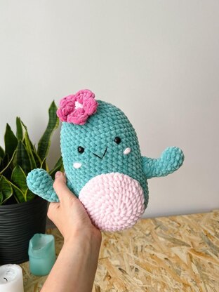 Cactus squishmallows plushie pattern