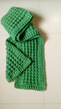 Waffle Stitch Scarf