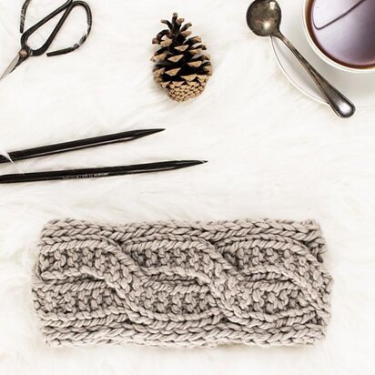 Headband : Praise - knitting pattern