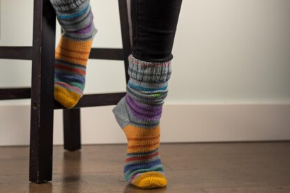 Knox Socks Knitting pattern by Knox Mountain Knit Co. | LoveCrafts