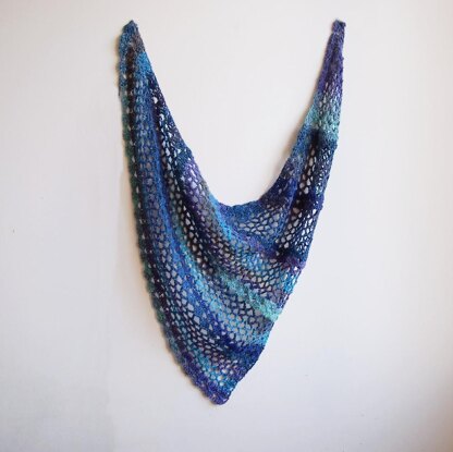 DiagonallY triangle shawl