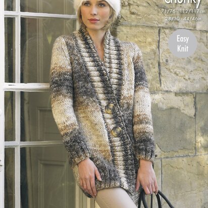 Jackets in King Cole Super Chunky - 4290 - Downloadable PDF