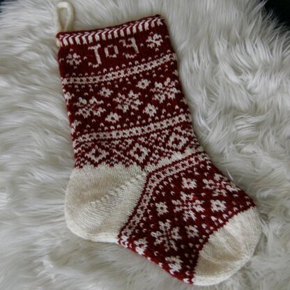 Christmas Joy Stocking