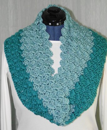 Seascape infinity scarf