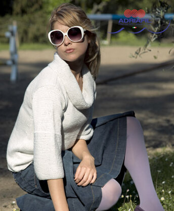 Marte Pullover in Adriafil Merino - Downloadable PDF