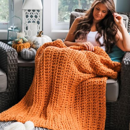 Hello Harvest Chunky Blanket