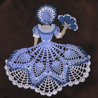 0655 Miss Belle Crinoline Girl Doily 