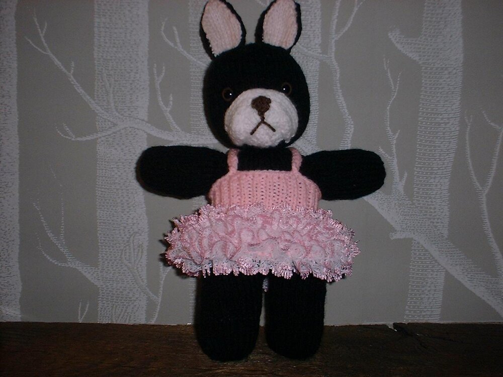 French bulldog knitting clearance pattern