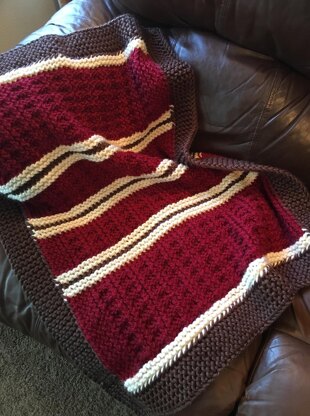 Mountain Cabin Baby Blanket