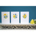 Vervaco Blue & Yellow Flowers Card Set (3pcs) Cross Stitch Kit - 10.5cm x 15cm