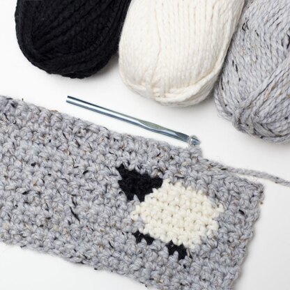 Little Sheep Baby Blanket Chunky Security