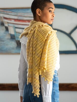 Strawflower Scarf in Berroco Dulce PDF (Free)