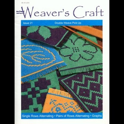 Weavers Craft Weaver's Craft Magazine - Double Weave Pick-up (21)