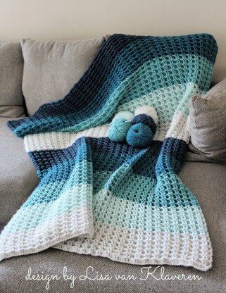 Crochet Me A River Throw