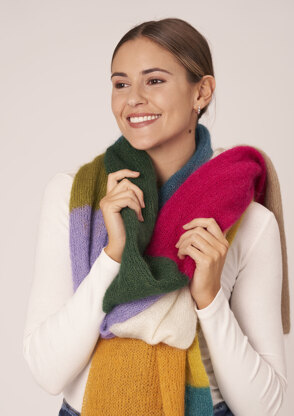 Beverley Scarf in Rowan Kidsilk Haze PDF