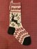 Frolicking Reindeer Christmas Stocking