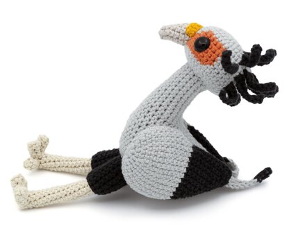 Amigurumi Secretary Bird