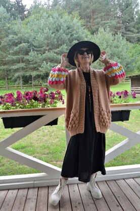 Colored Bubbles Cardigan