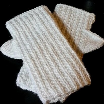 Simple Joy - Fingerless Mitts