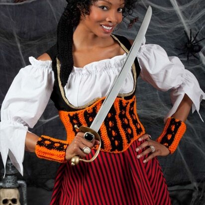 Halloween Wench in Red Heart Super Saver Economy Solids - LW3271