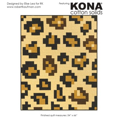 Robert Kaufman Leopard Spots - Downloadable PDF