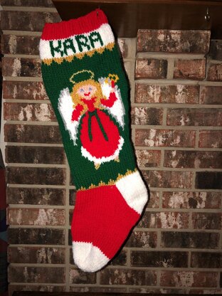 Angel Christmas Stocking