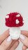 Crochet MushroomPattern: Christmas Ornaments & Keychain