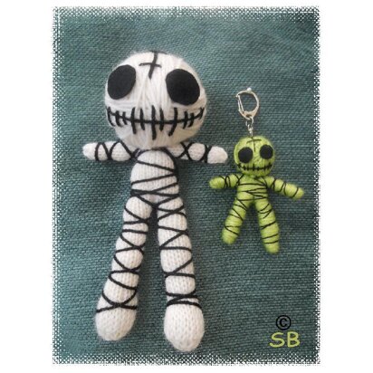 Mummy voodoo doll and key ring