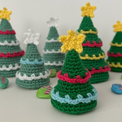 Crochet Christmas Trees