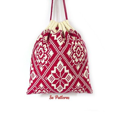 XMAS Ornaments Tapestry Crochet Bag Pattern