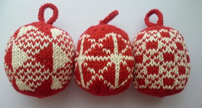 Geometric Festive Baubles