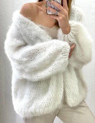 Fur Cardigan Sentro or Addi king