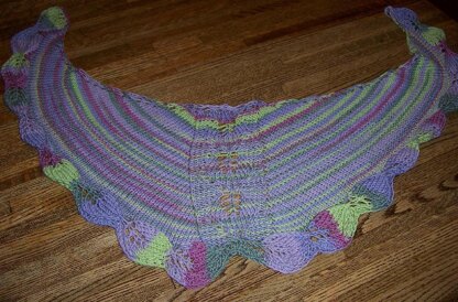 Azalea Leaves Shawl