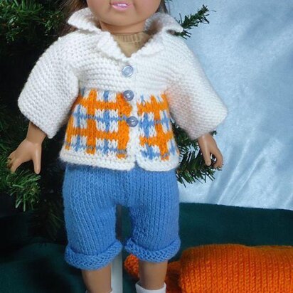 Camping Trip, Knitting Patterns fit American Girl and other 18-Inch Dolls