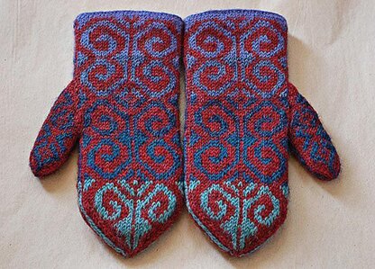 Fiddlehead Mittens