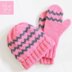 Blue Sky Fibers Zig Zag Mittens & Hat (Free)