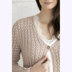 1292 Caladium - Cardigan Knitting Pattern for Women in Valley Yarns Toby