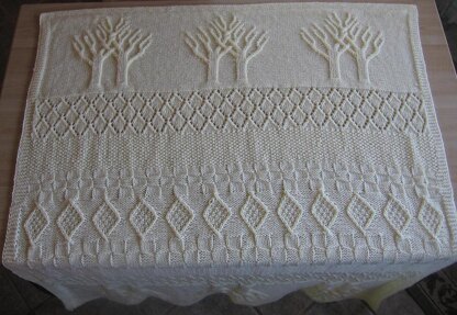 Banyan Love Super Sampler Baby Afghan Lap Blanket 45" x 50"